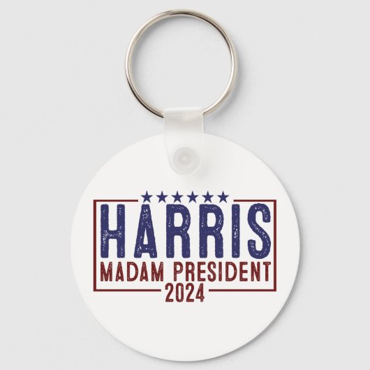 Harris Madam President 2024 Sleutelhanger (Voorkant)