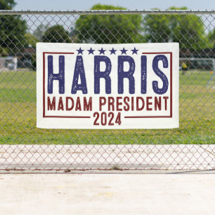 Harris Madam President 2024 Spandoek