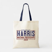 Harris Madam President 2024 Tote Bag (Achterkant)