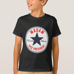Harris - Mevrouw Vice-President Politieke Ster Log T-shirt