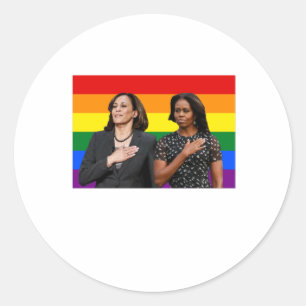 Harris Obama 2029 Ronde Sticker