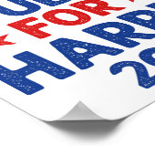 Harris Old White Dudes voor Harris Mannen Funny Po Poster (Hoek)