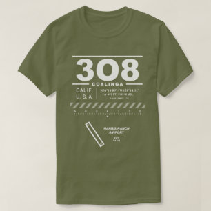 Harris Ranch Airport 3O8 T-shirt