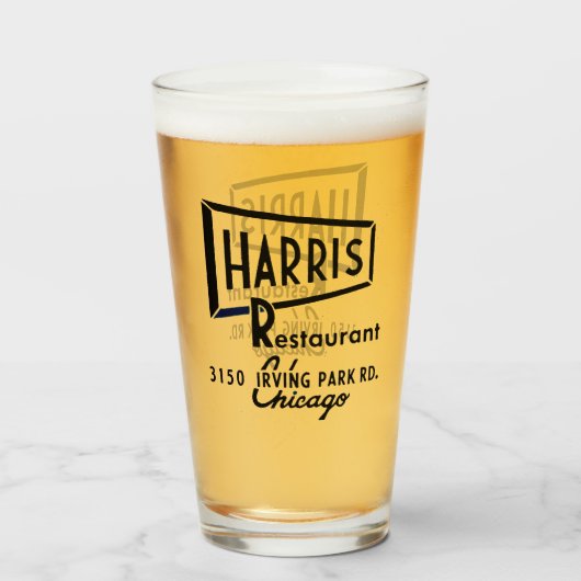 Harris Restaurant, Chicago, Verenigde Staten Glas (Voorkant gevuld)
