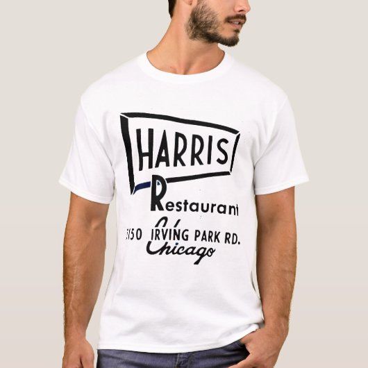 Harris Restaurant, Chicago, Verenigde Staten T-shirt (Voorkant)