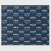 Harris Shapiro 2024 Kamala Harris Democraat Cadeaupapier (Vlak)