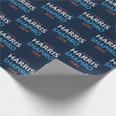 Harris Shapiro 2024 Kamala Harris Democraat Cadeaupapier (Hoek)