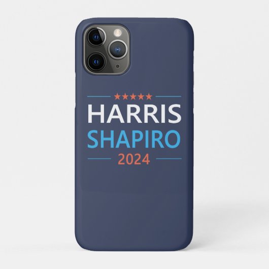 Harris Shapiro 2024 Kamala Harris Democraat Case-Mate iPhone Case (Achterkant)