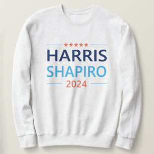 Harris Shapiro 2024 Kamala Harris Democraat Trui