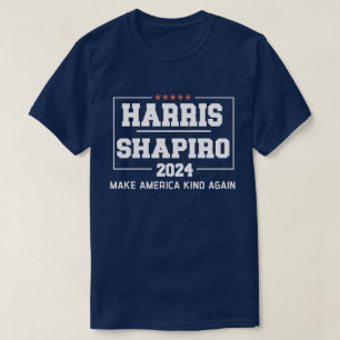 Harris Shapiro 2024 maakt Amerika weer vriendelijk T-shirt