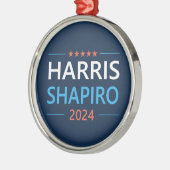 Harris Shapiro 2024 Metalen Ornament (Links)