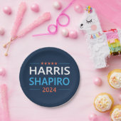 Harris Shapiro 2024 Papieren Bordje (Feest)