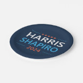 Harris Shapiro 2024 Papieren Bordje (Gekanteld)