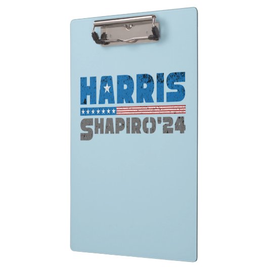 Harris Shapiro 2024 Patriottische  Streep Klembord (Links)