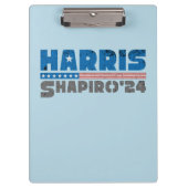Harris Shapiro 2024 Patriottische  Streep Klembord (Voorkant)