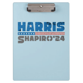 Harris Shapiro 2024 Patriottische  Streep Klembord