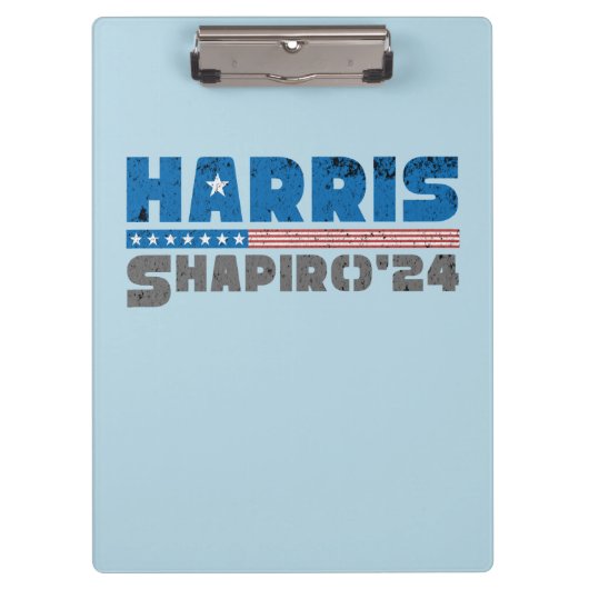 Harris Shapiro 2024 Patriottische  Streep Klembord (Voorkant)