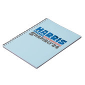 Harris Shapiro 2024 Patriottische Streep Notitieboek (Linkerzijde)