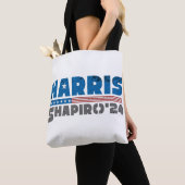 Harris Shapiro 2024 Patriottische Streep Tote Bag (Dichtbij)