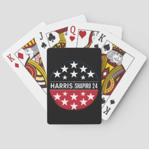 Harris-Shapiro 2024  President Kamala Pokerkaarten