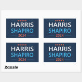 Harris Shapiro 2024 Rechthoekige Sticker (Vel)