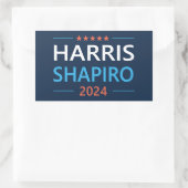 Harris Shapiro 2024 Rechthoekige Sticker (Tas)