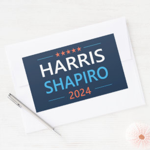 Harris Shapiro 2024 Rechthoekige Sticker
