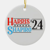 Harris Shapiro 2024 Retro Campagne Keramisch Ornament (Voorkant)