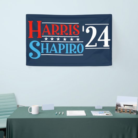 Harris Shapiro 2024 Retro Campagne Spandoek (Beurs)
