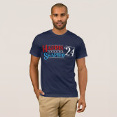 Harris Shapiro 2024 Retro Campagne T-shirt (Voorkant volledig)