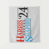 Harris Shapiro 2024 Retro Campagne Wandkleed (Voorkant)