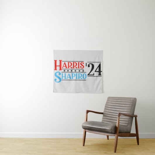 Harris Shapiro 2024 Retro Campagne Wandkleed (In Situ (horizontaal))