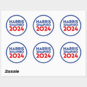 HARRIS SHAPIRO 2024 RONDE STICKER (Vel)