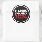 HARRIS SHAPIRO 2024 RONDE STICKER (Tas)