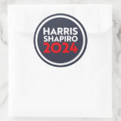 HARRIS SHAPIRO 2024 RONDE STICKER (Tas)