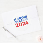 HARRIS SHAPIRO 2024 RONDE STICKER (Envelop)