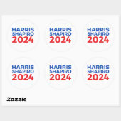 HARRIS SHAPIRO 2024 RONDE STICKER (Vel)