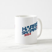 Harris Shapiro 2024 Sterren en Strepen Patriottisc Koffiemok (Voorkant rechts)