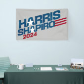 Harris Shapiro 2024 Sterren en Strepen Patriottisc Spandoek (Beurs)