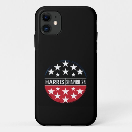 Harris-Shapiro 2024 Vintage President Kamala Case-Mate iPhone Case (Achterkant)