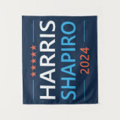 Harris Shapiro 2024 Wandkleed (Voorkant)