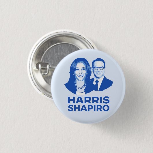 HARRIS SHAPIRO RONDE BUTTON 3,2 CM (Voorkant /achterkant)