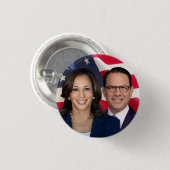 Harris Shapiro voor Amerika 2024 Ronde Button 3,2 Cm (Voorkant /achterkant)
