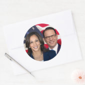 Harris Shapiro voor Amerika 2024 Ronde Sticker (Envelop)