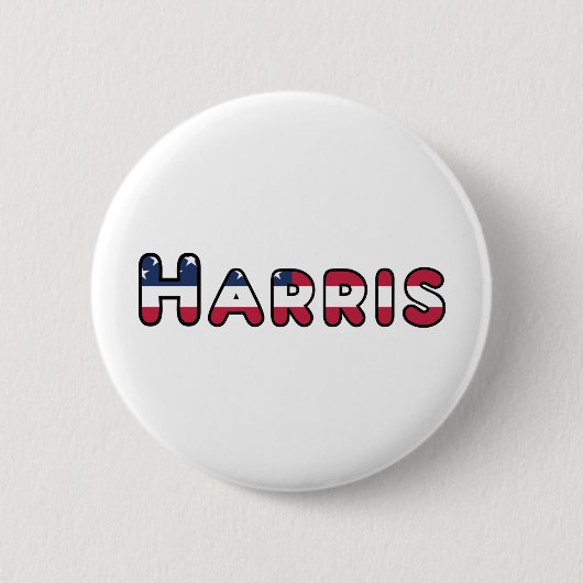 Harris Support US Elecection Vice President 2020 Ronde Button 5,7 Cm (Voorkant)
