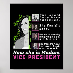 Harris T Shirt - Kamala Harris VP - Geschiedenis v Poster