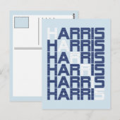 harris tekststacks briefkaart (Voorkant / Achterkant)
