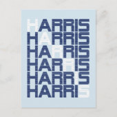 harris tekststacks briefkaart (Voorkant)