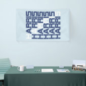 harris tekststacks spandoek (Beurs)