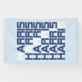 harris tekststacks spandoek (Horizontaal)